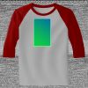 Raglan 3/4 Roundneck Shirt (Gray Body) Thumbnail