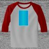 Raglan 3/4 Roundneck Shirt (Gray Body) Thumbnail