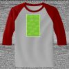 Raglan 3/4 Roundneck Shirt (Gray Body) Thumbnail