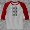 Raglan 3/4 Roundneck Shirt (Gray Body) Thumbnail