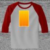 Raglan 3/4 Roundneck Shirt (Gray Body) Thumbnail