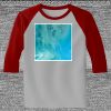 Raglan 3/4 Roundneck Shirt (Gray Body) Thumbnail