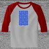 Raglan 3/4 Roundneck Shirt (Gray Body) Thumbnail