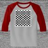 Raglan 3/4 Roundneck Shirt (Gray Body) Thumbnail