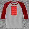 Raglan 3/4 Roundneck Shirt (Gray Body) Thumbnail
