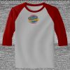 Raglan 3/4 Roundneck Shirt (Gray Body) Thumbnail