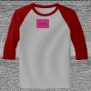 Raglan 3/4 Roundneck Shirt (Gray Body) Thumbnail