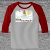 Raglan 3/4 Roundneck Shirt (Gray Body) Thumbnail