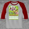 Raglan 3/4 Roundneck Shirt (Gray Body) Thumbnail