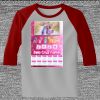 Raglan 3/4 Roundneck Shirt (Gray Body) Thumbnail