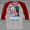 Raglan 3/4 Roundneck Shirt (Gray Body) Thumbnail