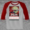 Raglan 3/4 Roundneck Shirt (Gray Body) Thumbnail