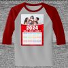 Raglan 3/4 Roundneck Shirt (Gray Body) Thumbnail