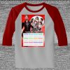 Raglan 3/4 Roundneck Shirt (Gray Body) Thumbnail