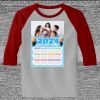 Raglan 3/4 Roundneck Shirt (Gray Body) Thumbnail