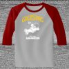 Raglan 3/4 Roundneck Shirt (Gray Body) Thumbnail