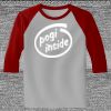 Raglan 3/4 Roundneck Shirt (Gray Body) Thumbnail