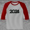 Raglan 3/4 Roundneck Shirt (Gray Body) Thumbnail
