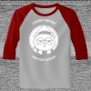 Raglan 3/4 Roundneck Shirt (Gray Body) Thumbnail