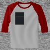 Raglan 3/4 Roundneck Shirt (Gray Body) Thumbnail