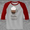 Raglan 3/4 Roundneck Shirt (Gray Body) Thumbnail