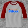 Raglan 3/4 Roundneck Shirt (Gray Body) Thumbnail