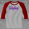 Raglan 3/4 Roundneck Shirt (Gray Body) Thumbnail
