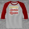 Raglan 3/4 Roundneck Shirt (Gray Body) Thumbnail