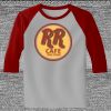 Raglan 3/4 Roundneck Shirt (Gray Body) Thumbnail