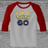 Raglan 3/4 Roundneck Shirt (Gray Body) Thumbnail