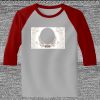Raglan 3/4 Roundneck Shirt (Gray Body) Thumbnail