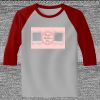 Raglan 3/4 Roundneck Shirt (Gray Body) Thumbnail