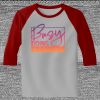 Raglan 3/4 Roundneck Shirt (Gray Body) Thumbnail