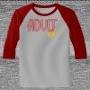 Raglan 3/4 Roundneck Shirt (Gray Body) Thumbnail