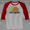 Raglan 3/4 Roundneck Shirt (Gray Body) Thumbnail