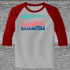 Raglan 3/4 Roundneck Shirt (Gray Body) Thumbnail