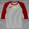 Raglan 3/4 Roundneck Shirt (Gray Body) Thumbnail