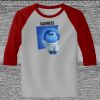 Raglan 3/4 Roundneck Shirt (Gray Body) Thumbnail