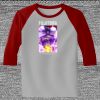 Raglan 3/4 Roundneck Shirt (Gray Body) Thumbnail