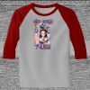 Raglan 3/4 Roundneck Shirt (Gray Body) Thumbnail