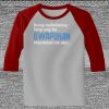 Raglan 3/4 Roundneck Shirt (Gray Body) Thumbnail