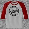 Raglan 3/4 Roundneck Shirt (Gray Body) Thumbnail