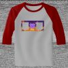Raglan 3/4 Roundneck Shirt (Gray Body) Thumbnail