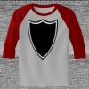 Raglan 3/4 Roundneck Shirt (Gray Body) Thumbnail