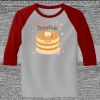 Raglan 3/4 Roundneck Shirt (Gray Body) Thumbnail
