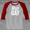 Raglan 3/4 Roundneck Shirt (Gray Body) Thumbnail