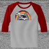 Raglan 3/4 Roundneck Shirt (Gray Body) Thumbnail