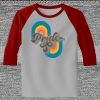 Raglan 3/4 Roundneck Shirt (Gray Body) Thumbnail
