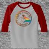 Raglan 3/4 Roundneck Shirt (Gray Body) Thumbnail