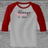 Raglan 3/4 Roundneck Shirt (Gray Body) Thumbnail
